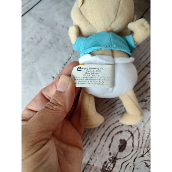 Tommy Pickles 2001 Stuffed Animal Plush Toy Nickelodeon Vintage 6 Inches - Picture 5 of 6